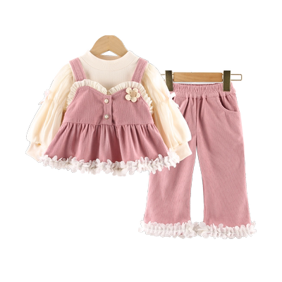 儿童洋气休闲韩版三件套