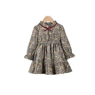 女童连衣裙新款宝宝公主裙洋气儿童网红裙子小童装裙春秋长袖衣服