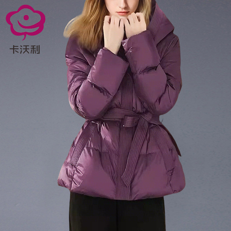 户外短款收腰羽绒服女士冬季新款保暖小个子大牌羽绒连帽外套蓬松,女装/女士精品,羽绒服,淘宝优惠券,粉丝福利购,淘宝优惠卷