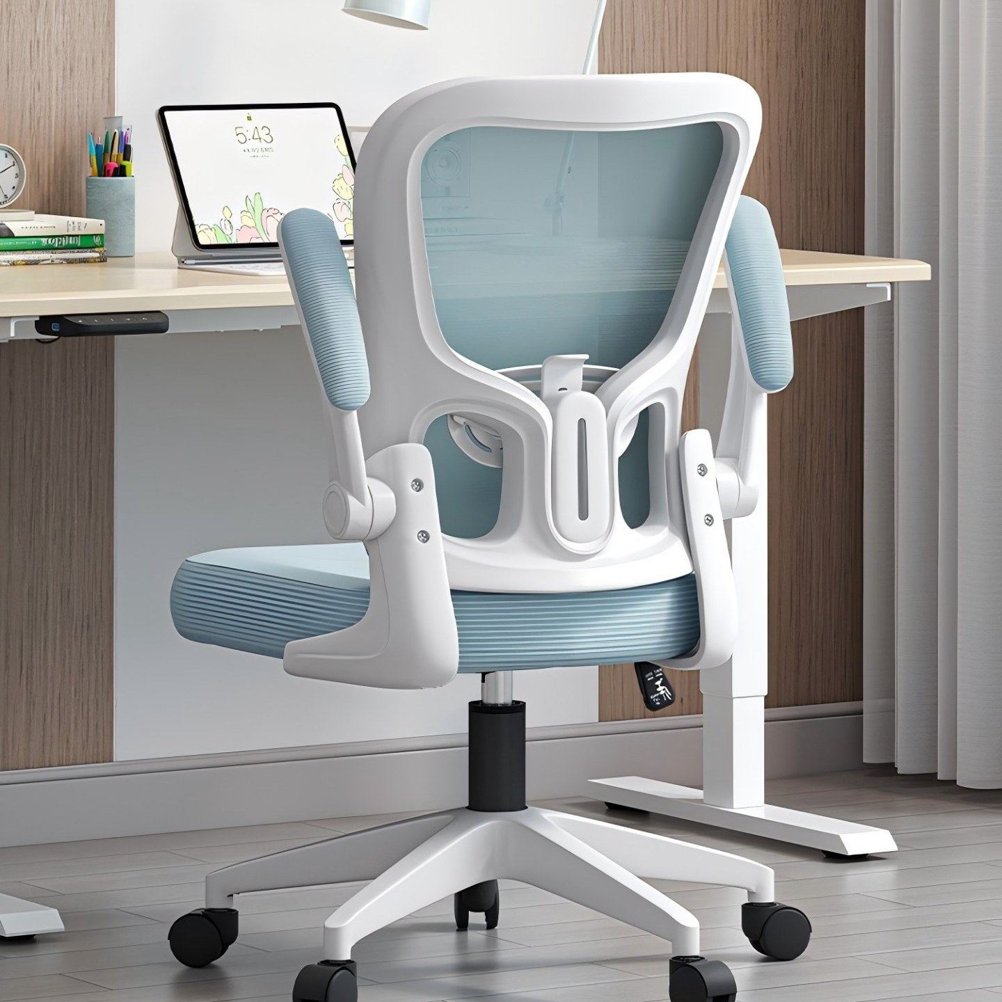 学习椅子久坐舒适儿童初中学生家用书桌青少年专用人体工学电脑椅,住宅家具,电脑椅,淘宝优惠券,粉丝福利购,淘宝优惠卷