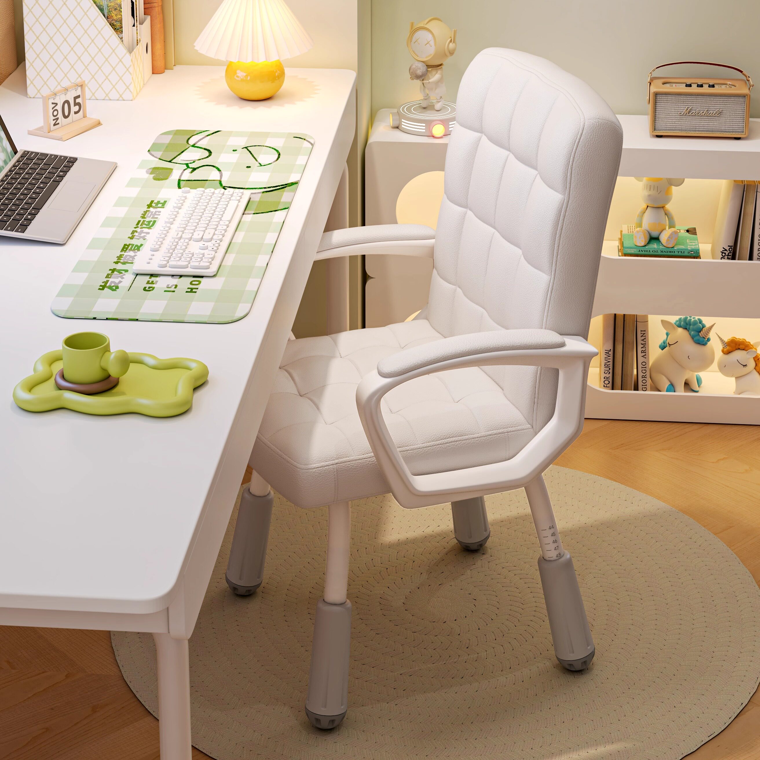 学习椅舒适久坐升降电脑椅家用女生卧室椅子宿舍化妆椅凳靠背座椅