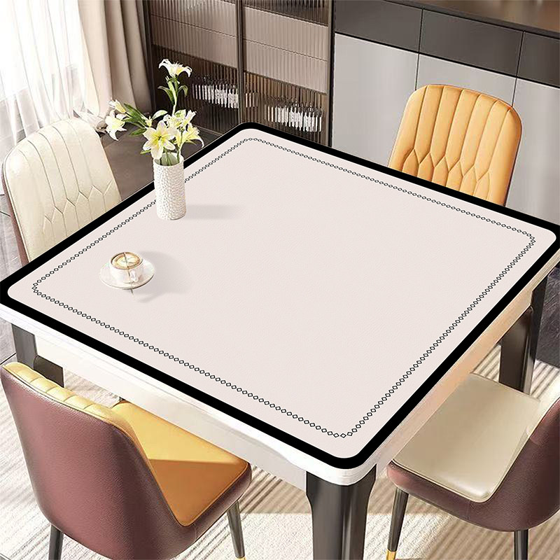 正方形桌垫防油免洗防烫餐桌布