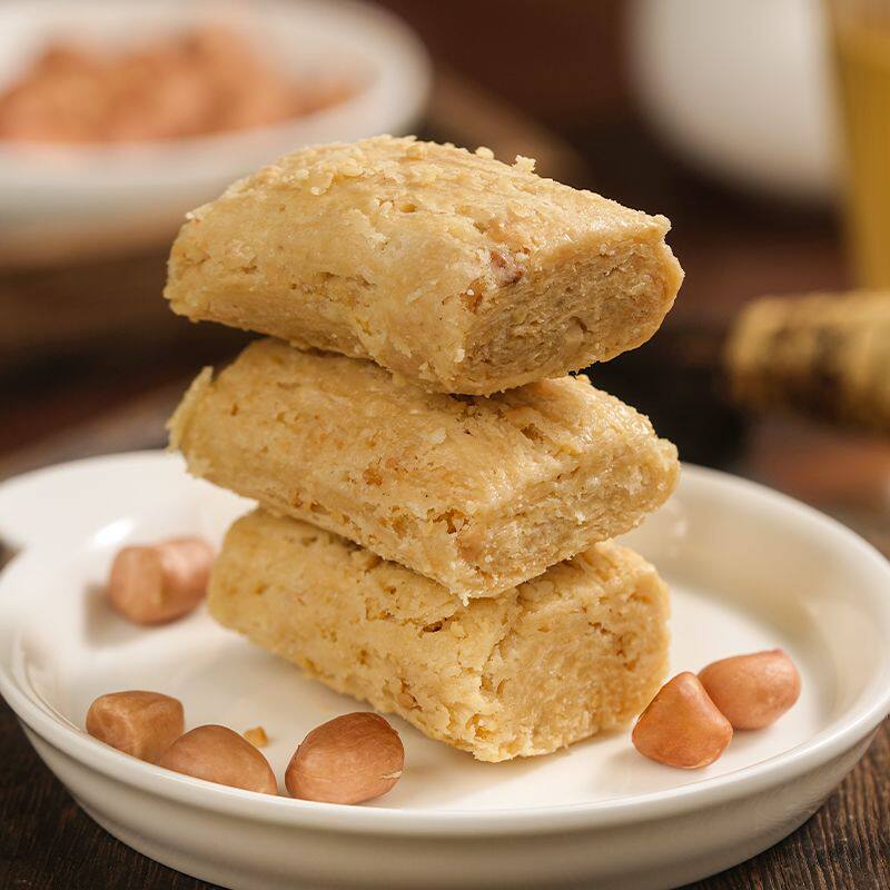 潮汕豆贡花生酥糖手工花生酥豆酥糖潮汕特产传统糕点小吃零食特产