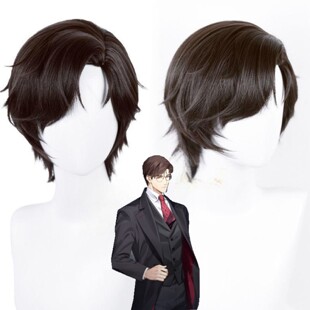 【熙珝】光与夜之恋 陆沉  cos 假发 男款三七分短发造型 cosplay