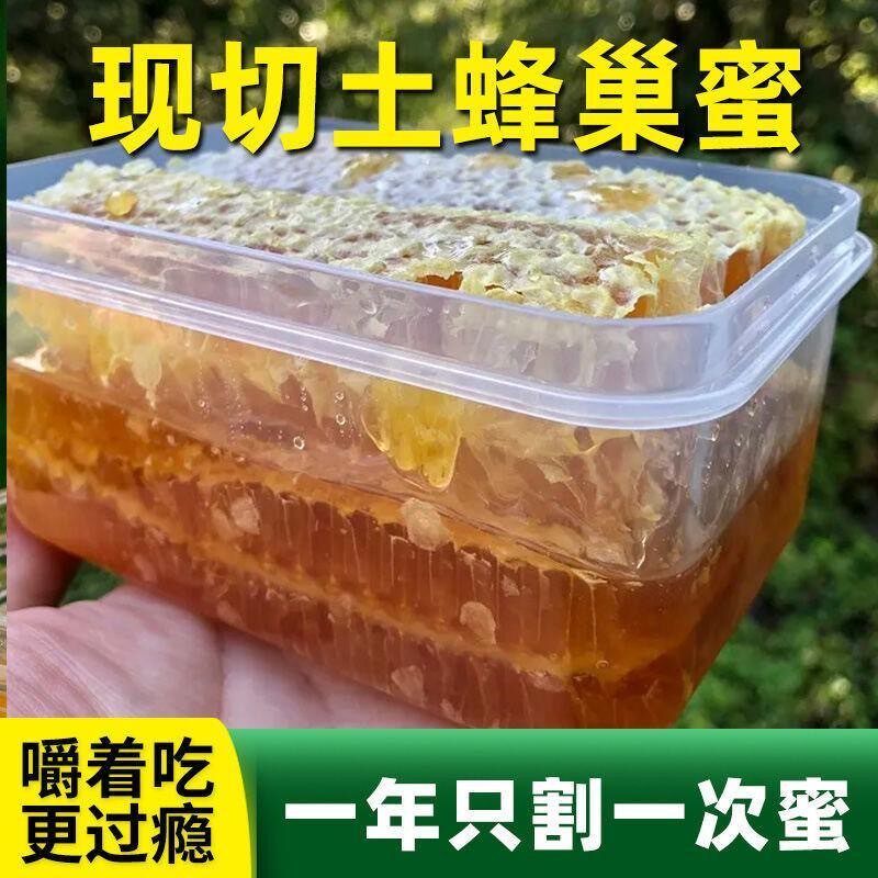 2025年当季蜂巢蜜自家蜂场自产自销纯正土蜂蜜嚼着吃新蜜原浆原蜜