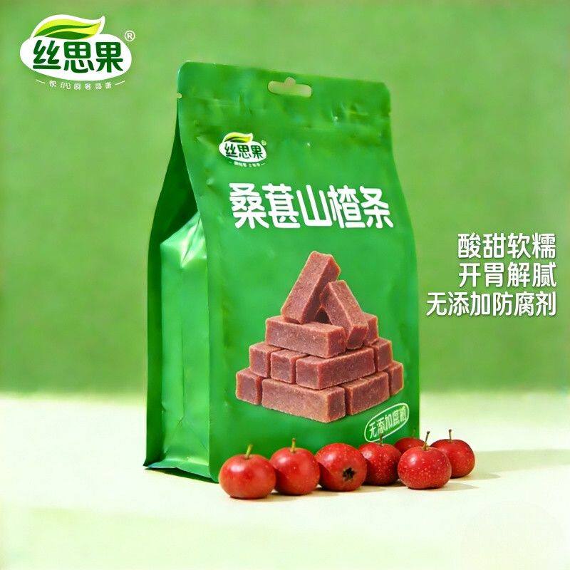 净重丝思果桑葚山楂条500g蜜饯果脯果干消食解馋酸甜童年零食