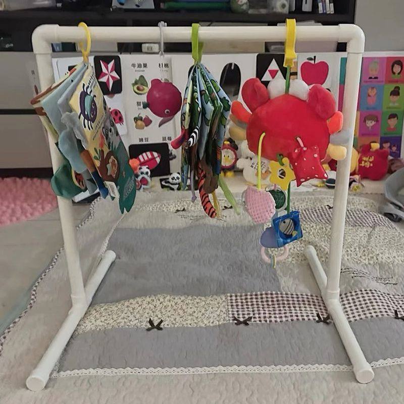 抖音小红书同款pvc管环保级DIY婴儿吊杆玩具解放双手哄娃神器新款