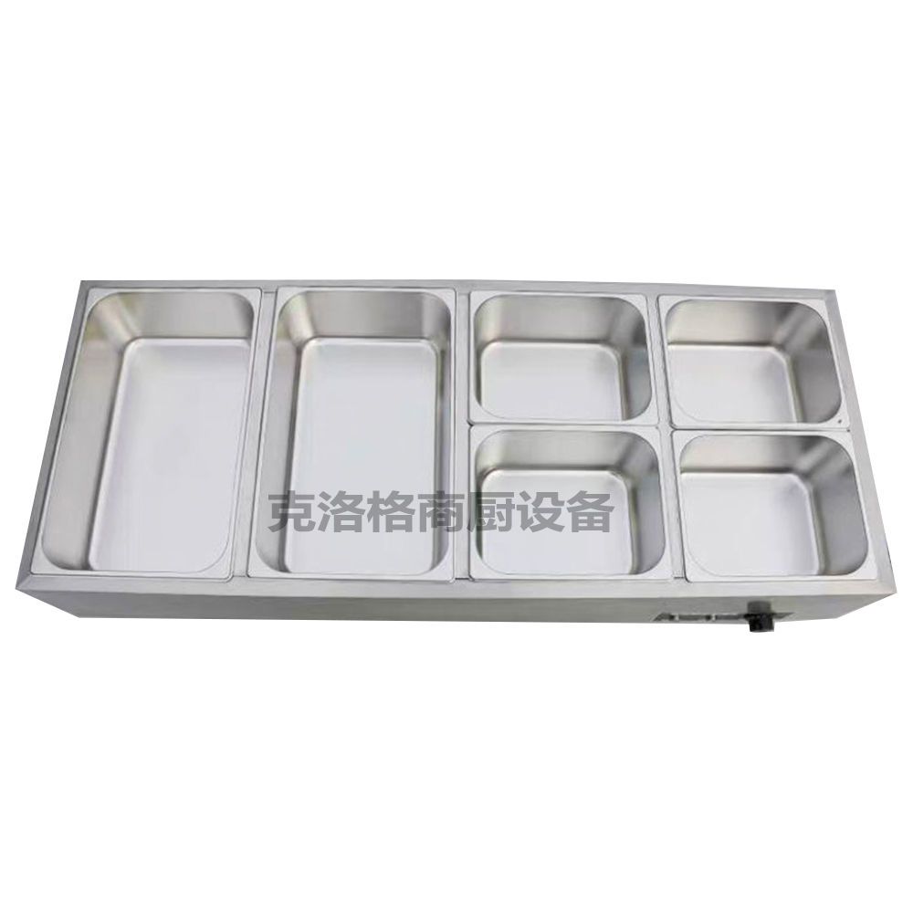 商用保温台不锈钢台式保温售饭台小型快餐移动售饭台简易保温车