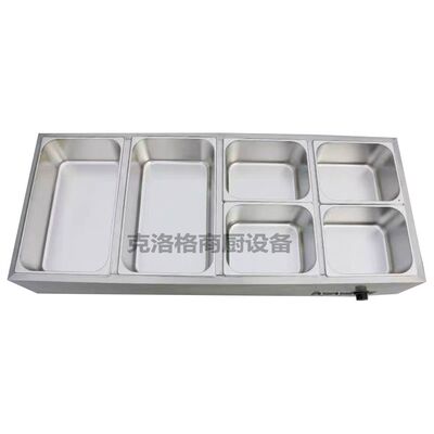 商用保温台不锈钢台式保温售饭台小型快餐移动售饭台简易保温车