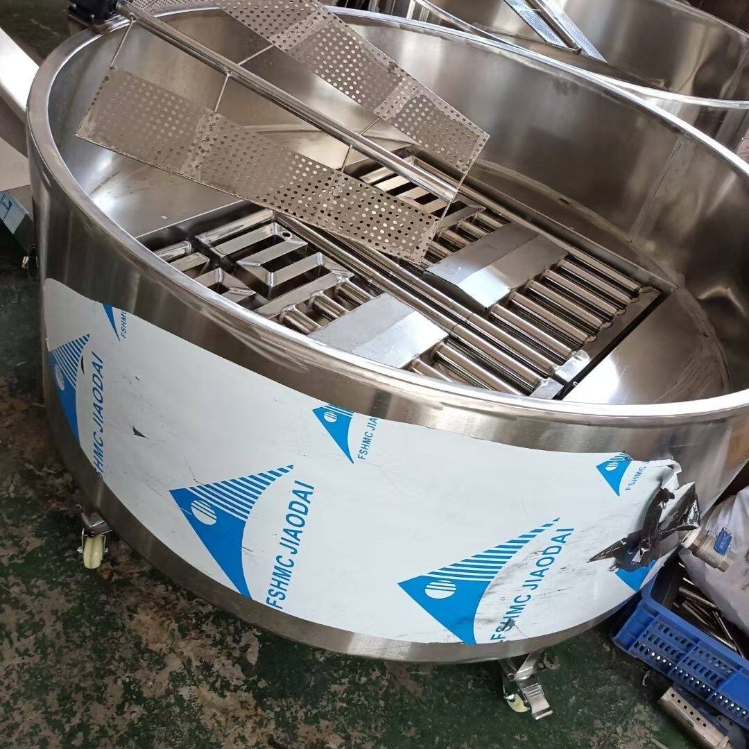 豆腐泡油炸锅容量圆油炸机食品厂液化煤气油炸炉节能燃气自动控温
