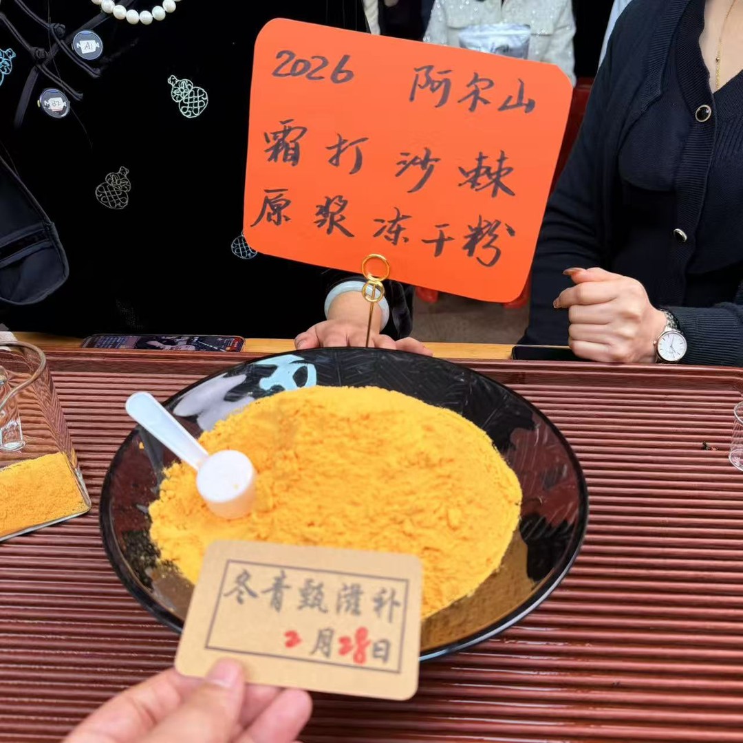 霜打沙棘冻干原浆粉2026头茬小果沙棘 霜打果 维c爆棚
