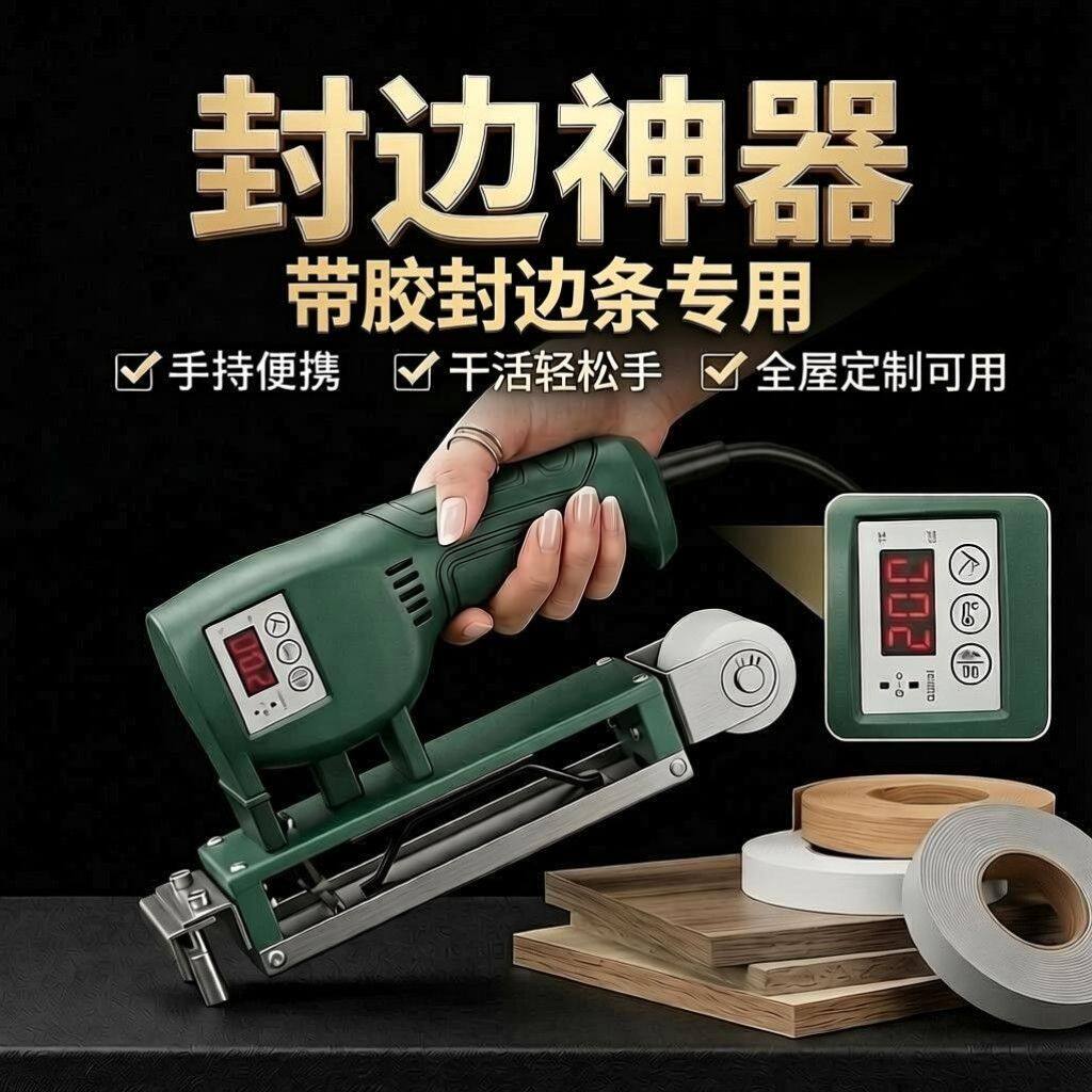 手动新款封边机手提式家具热熔机木工小型家装带胶封边条封边机