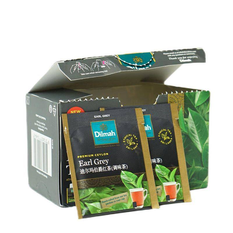 斯里兰卡进口Dilmah迪尔玛伯爵红茶50g 小袋茶包红茶下午茶家用