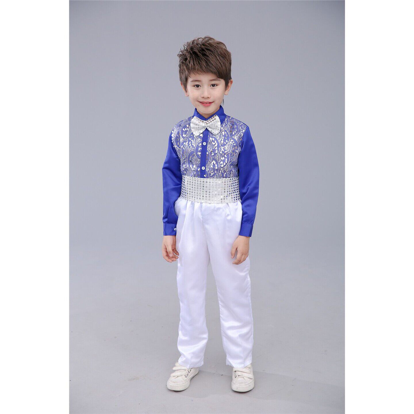 儿童演出服装男童女童套装幼儿园园服小学生诗歌朗诵大合唱表演服