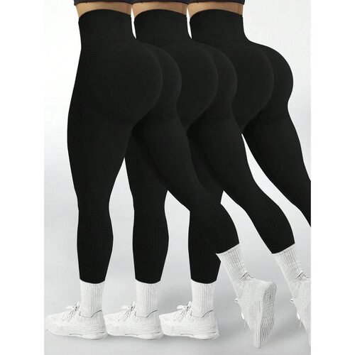 O 38409 Color Block High Waist Yoga Pants 撞色高腰瑜伽裤