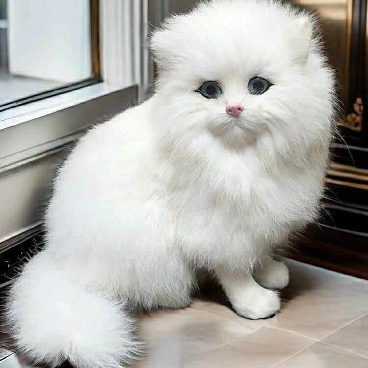 高端仿真猫仿真猫玩偶玩具假猫会叫猫咪毛绒小猫咪摆件礼物女孩