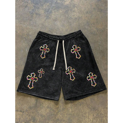 N 47011 Hawaiian 3D Print Beach Shorts 夏威夷 3D 印花沙滩裤