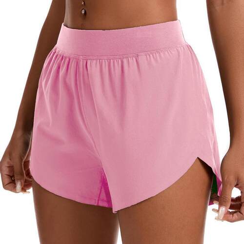 Womens Mid Waisted Dolphin Athletic Shorts for Women