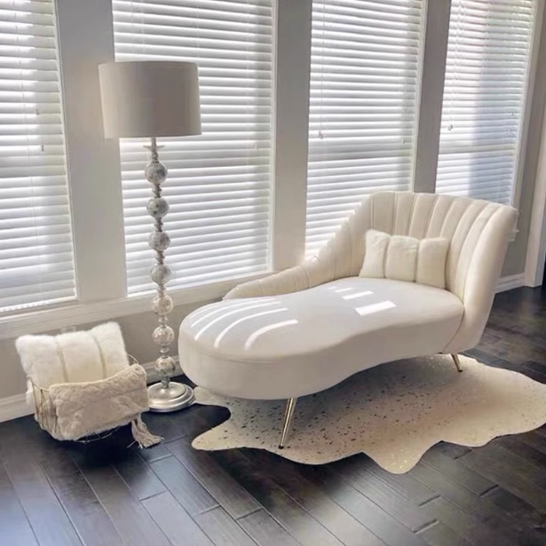 北欧ins贵妃椅懒人沙发美人榻小户型卧室简约现代布艺休闲躺椅