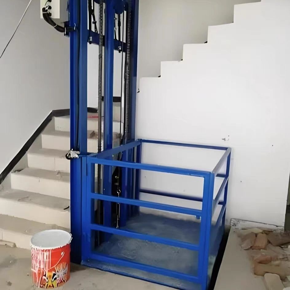 电动液压货梯升降升降机厂房电梯家用小型导轨仓库提升机简易平台