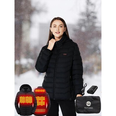 【Includes Power Bank】Norwell Heated Hoodie Jacket for Men