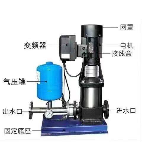 380v单泵供水设备多级泵立式加离心泵不锈钢自动启停增压泵