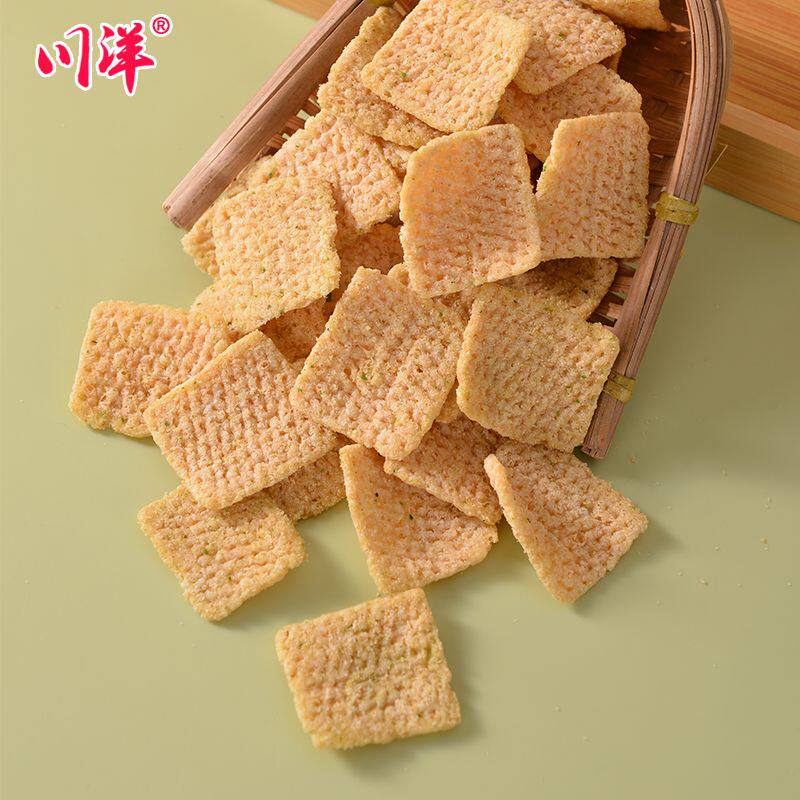 川洋豌豆薄脆芥末味四川成都怀旧酥脆零食膨化零食独立小包装