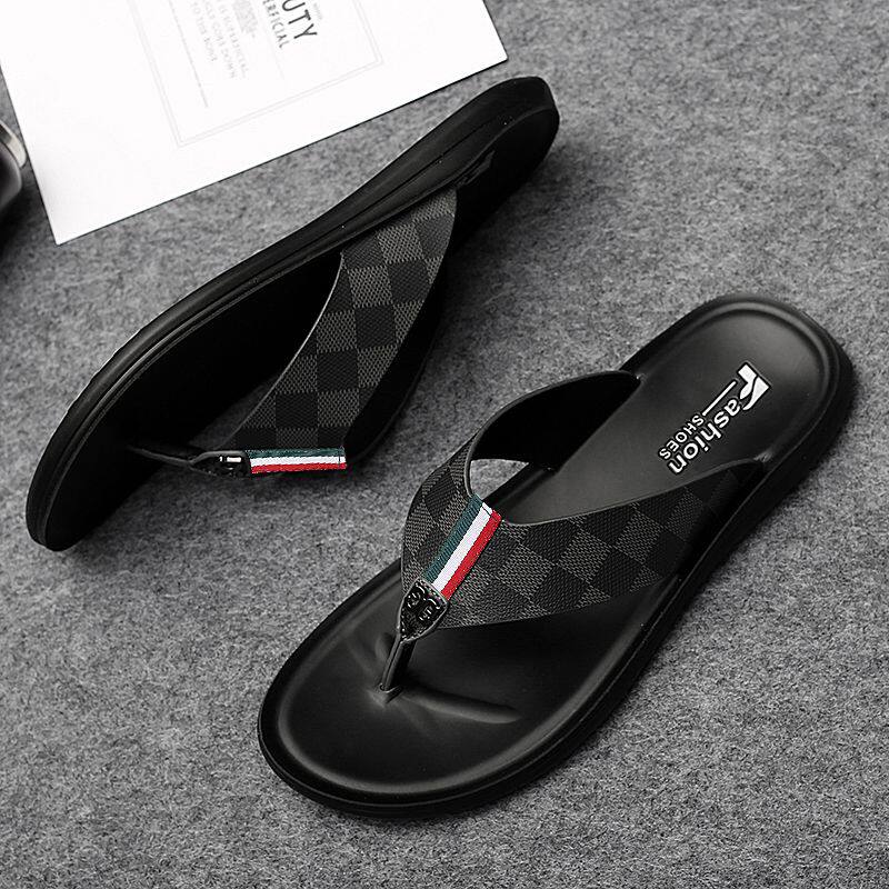 南极人正品拖鞋2023新款韩版高档人字拖男士外出轻便夹脚拖鞋男款