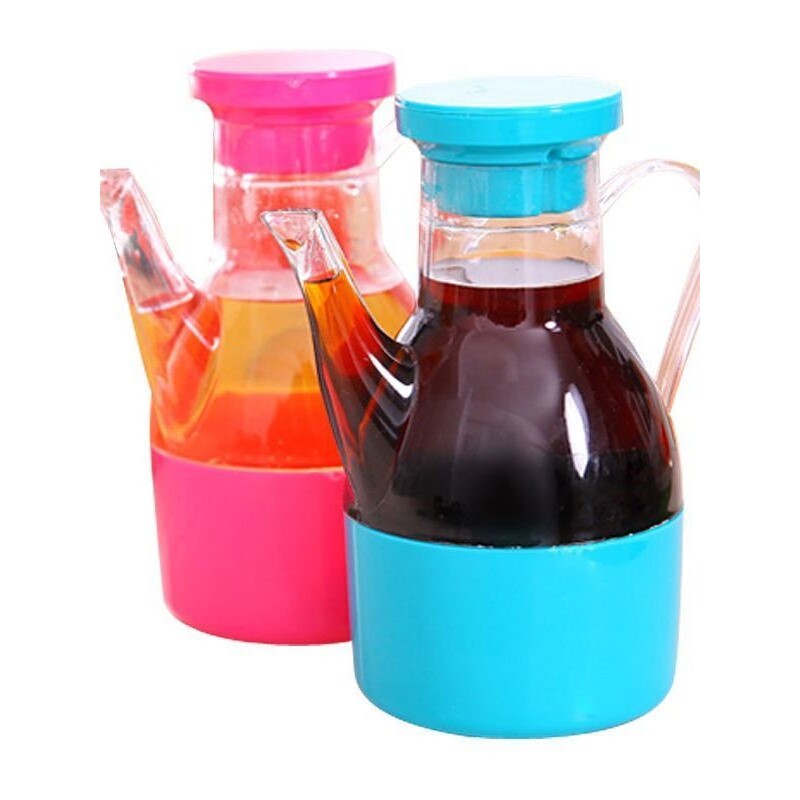 油罐醋瓶酱油瓶醋壶塑料装油小油壶调味瓶酱油壶家用防漏厨房用品