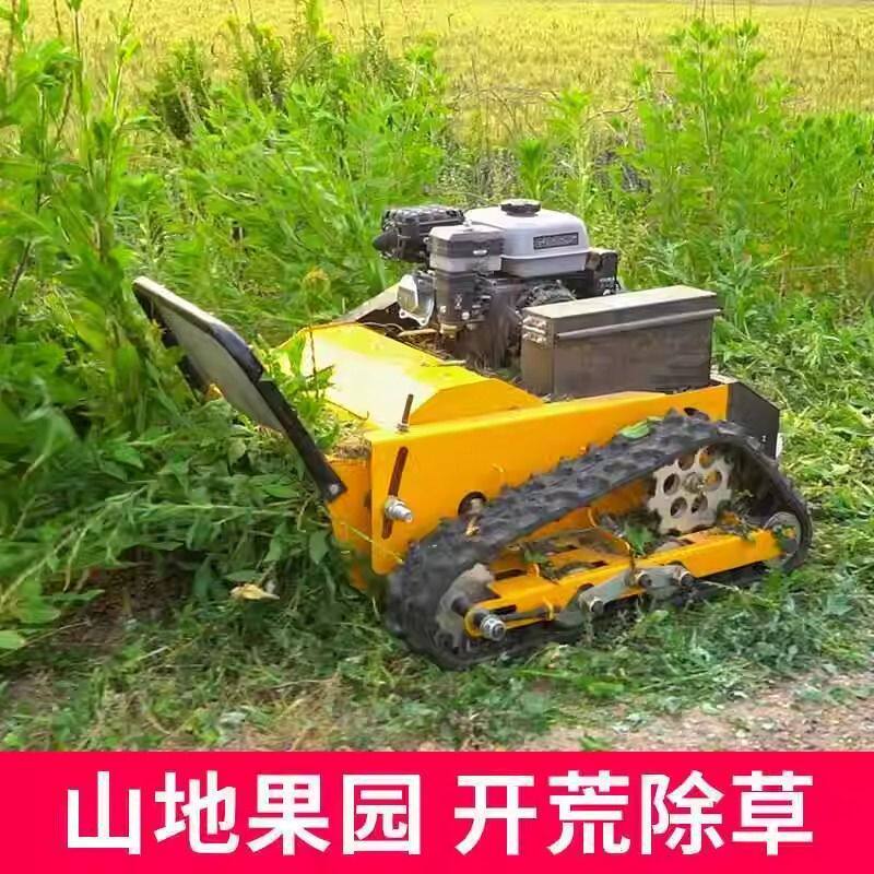 智能遥控割草机果园履带全地形碎草机光伏开荒绿化农用柴油除草机