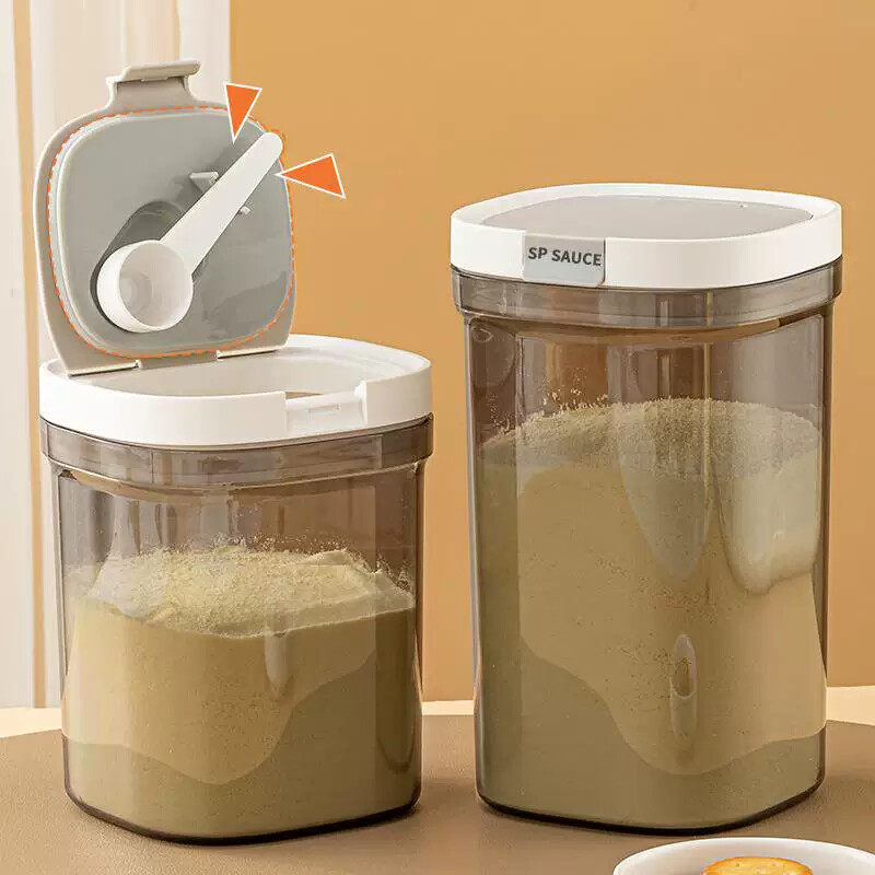 日本避光密封奶粉罐防潮食品级分装盒米粉储存瓶婴儿宝宝可携式外