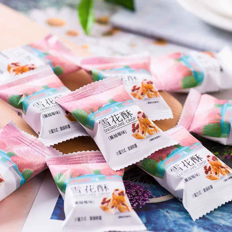 雪花酥散装抹茶蔓越莓牛奶味糖果饼干喜糖独立小包装网红小零食