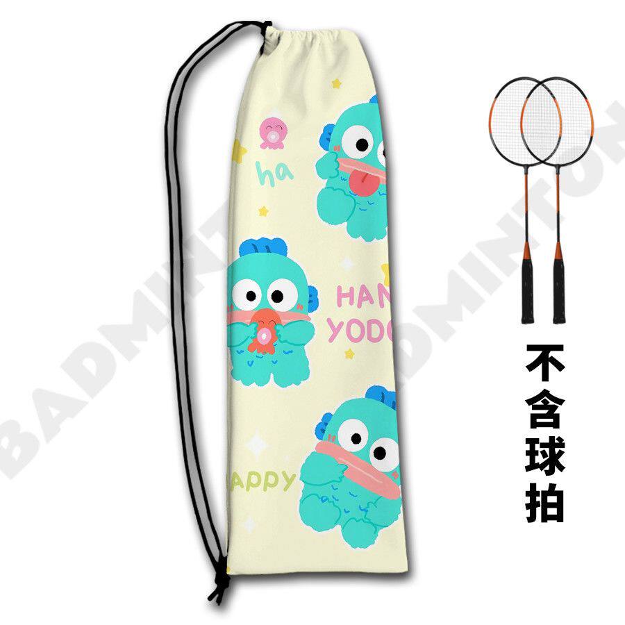 新款小丑鱼卡通束口羽毛球拍包便携印花学生单肩羽毛球拍保护套