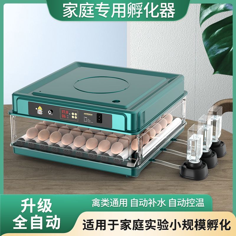 全自动家用孵化器智能小鸡苗鸭鹅孵化机小型孵蛋器鸽子芦丁鸡孵化