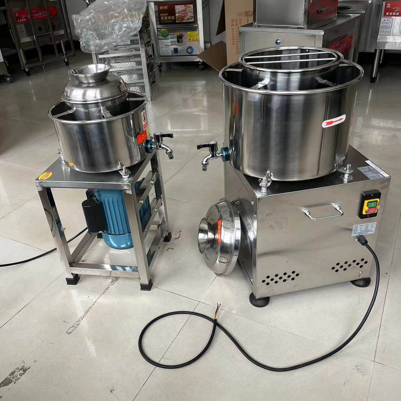 原双蝶搅拌机肉丸机商用绞碎肉猪牛肉丸打浆机不锈钢绞肉泥机家用