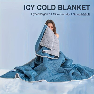 1pc Cooling Blanket For Hot Sleepers UltraSoft Breathable