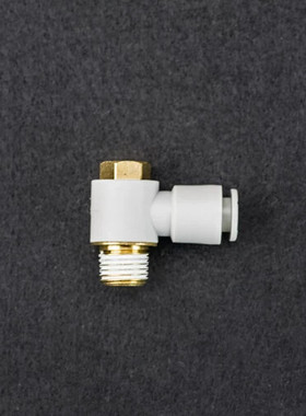 KQ2V白色接头外六角螺纹弯头KQ2V4-m5 6-01 8-02 10-03 04 smc型