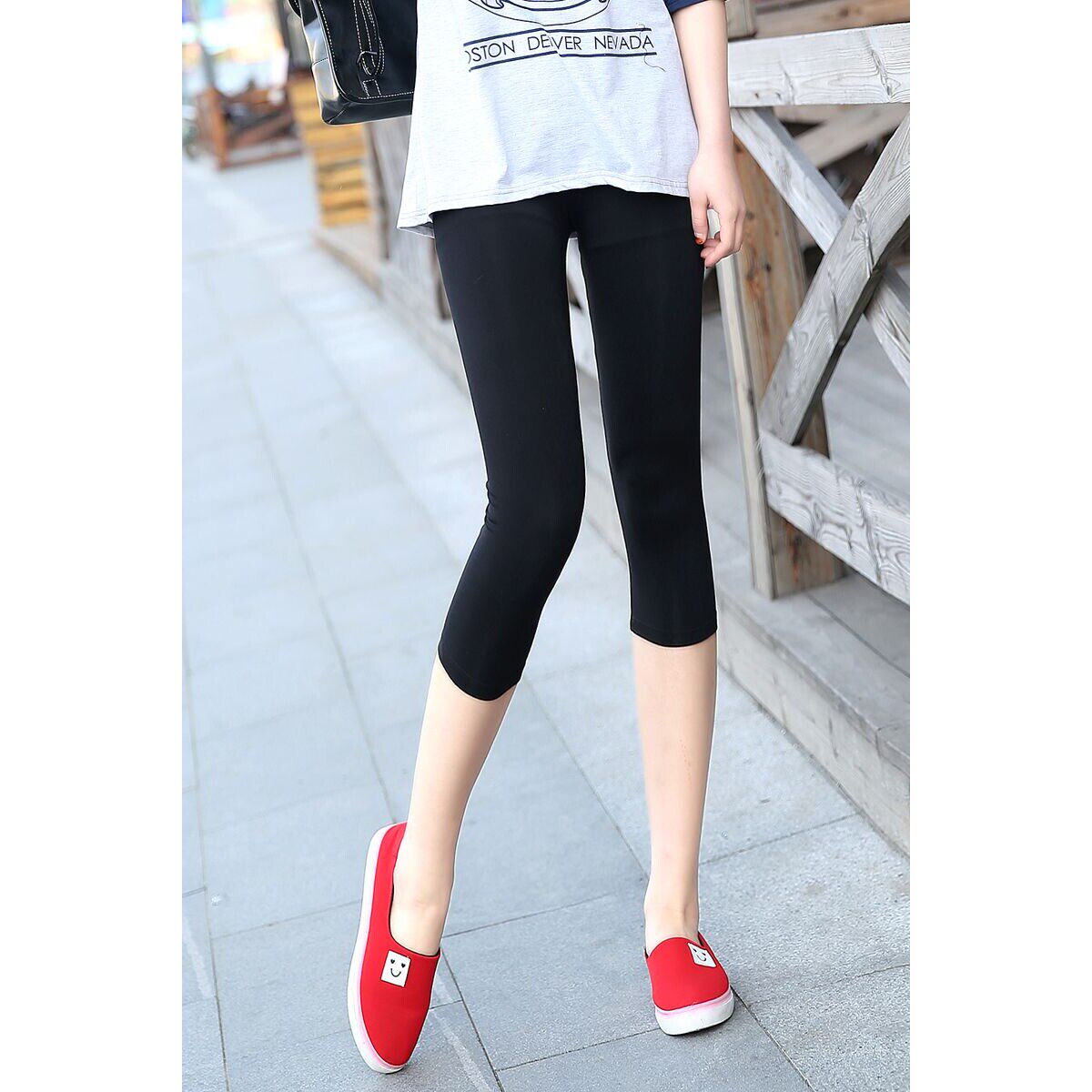 [南极人]打底裤女外穿薄款夏季七分裤莫代尔显瘦7分裤冰丝中裤紧