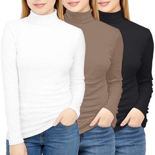 I 49124 High Neck Layered Shirt 高领分层衬衫 欧美跨境
