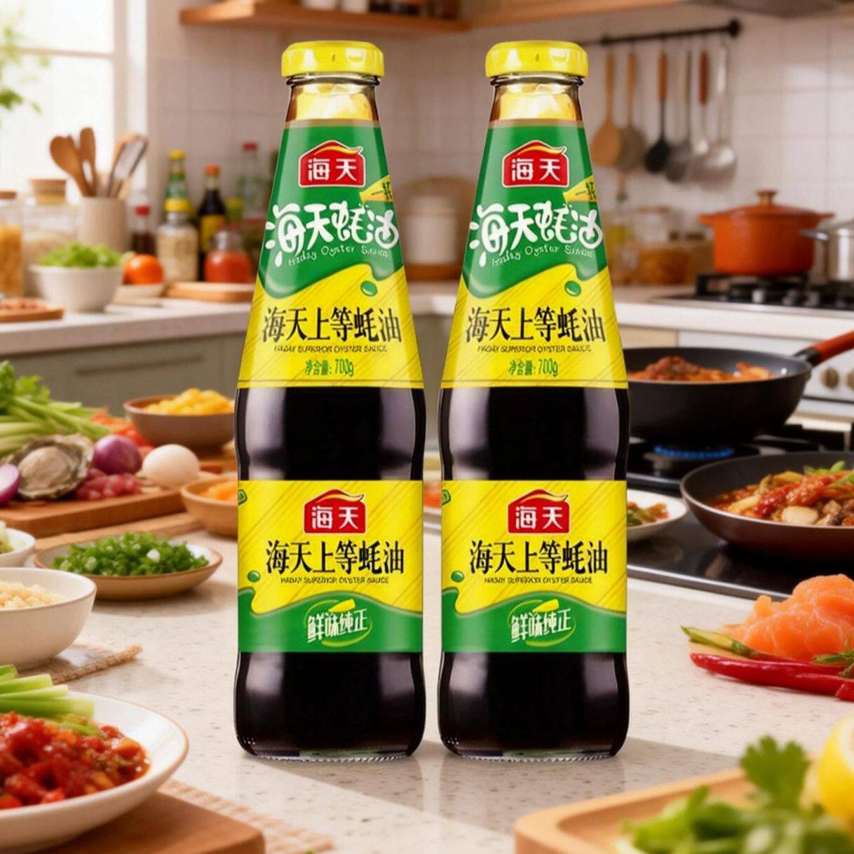 海天上等蚝油700g瓶海天蚝油炒菜凉拌火锅家用提鲜增味厨房调味