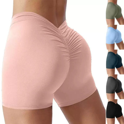 Womens Gym Scrunch Butt Lifting Workout Shorts High Waisted