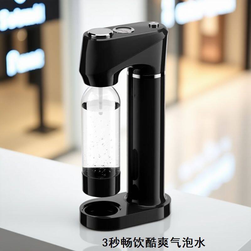 商用气泡水机可携式打气机苏打水制作自制碳酸饮料家用自带压力表