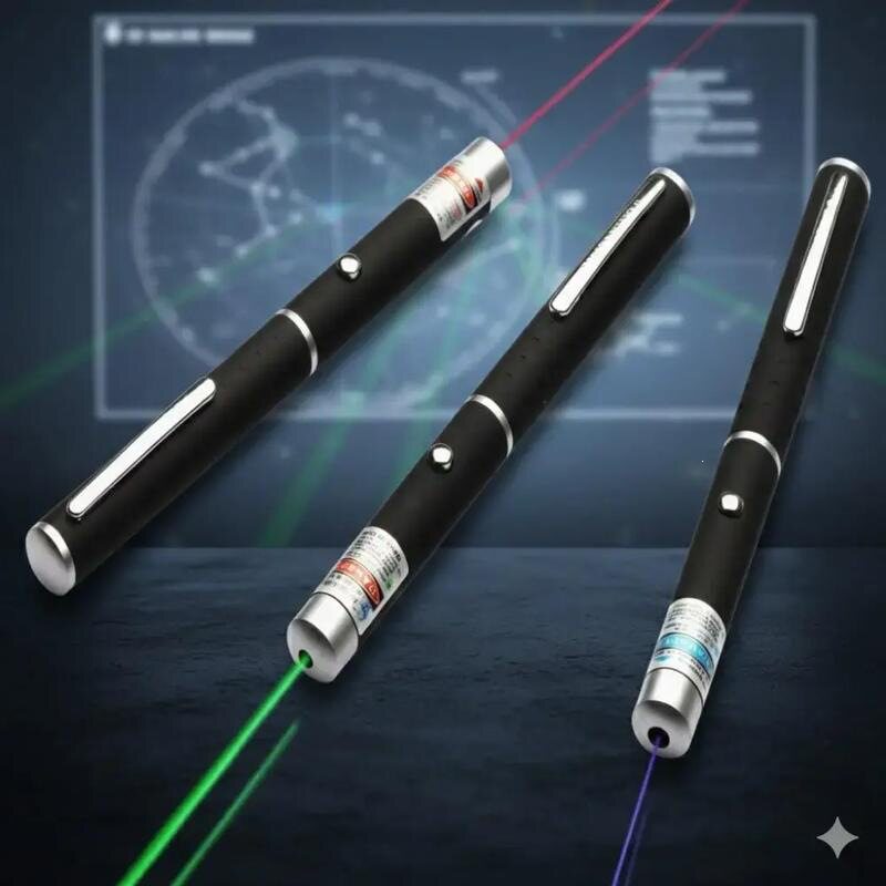 500m Ultra Long Range Laser Pointer Red Green Blue Purple