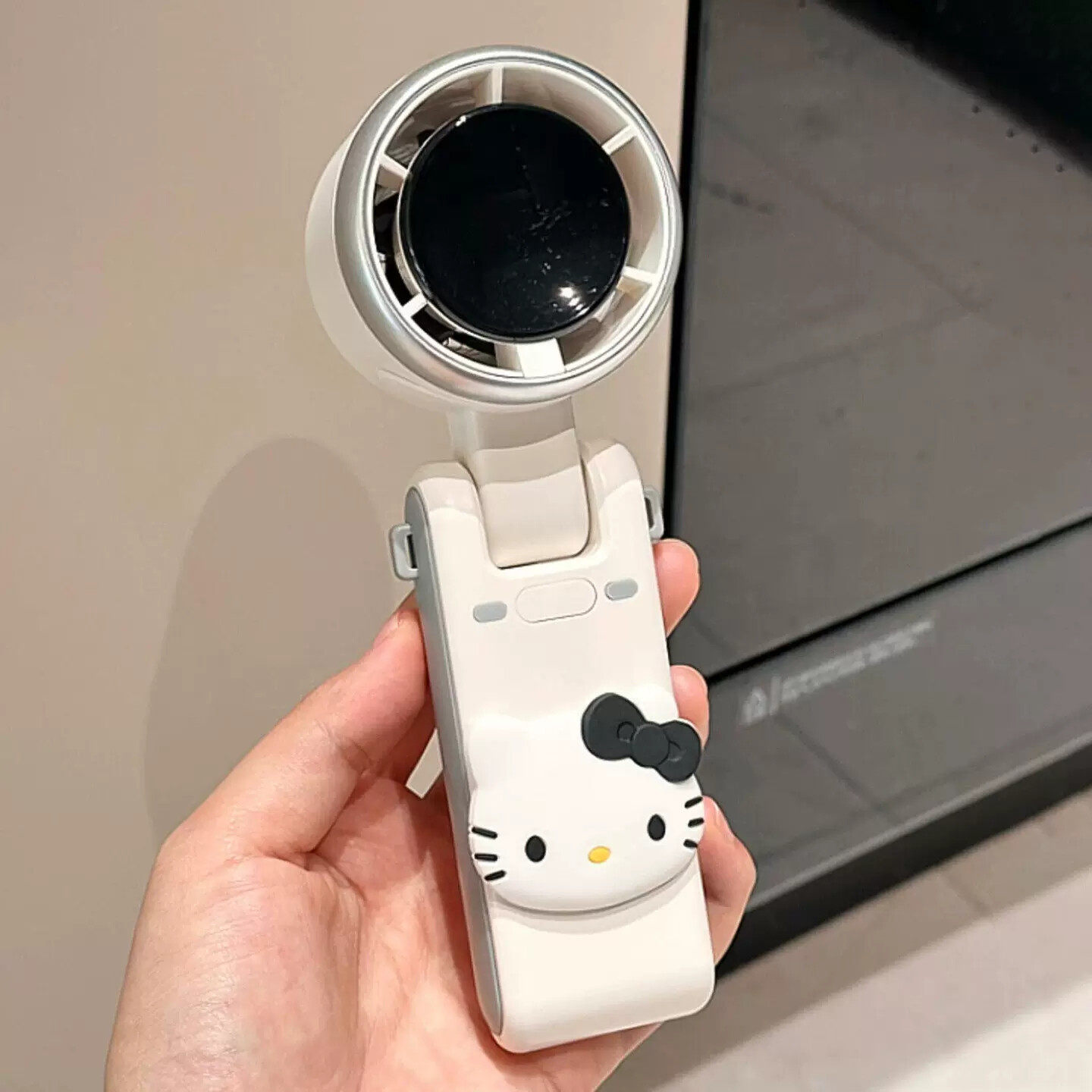 可爱手持小风扇涡轮便携式随身KT学生小型迷你可充电手拿电风扇