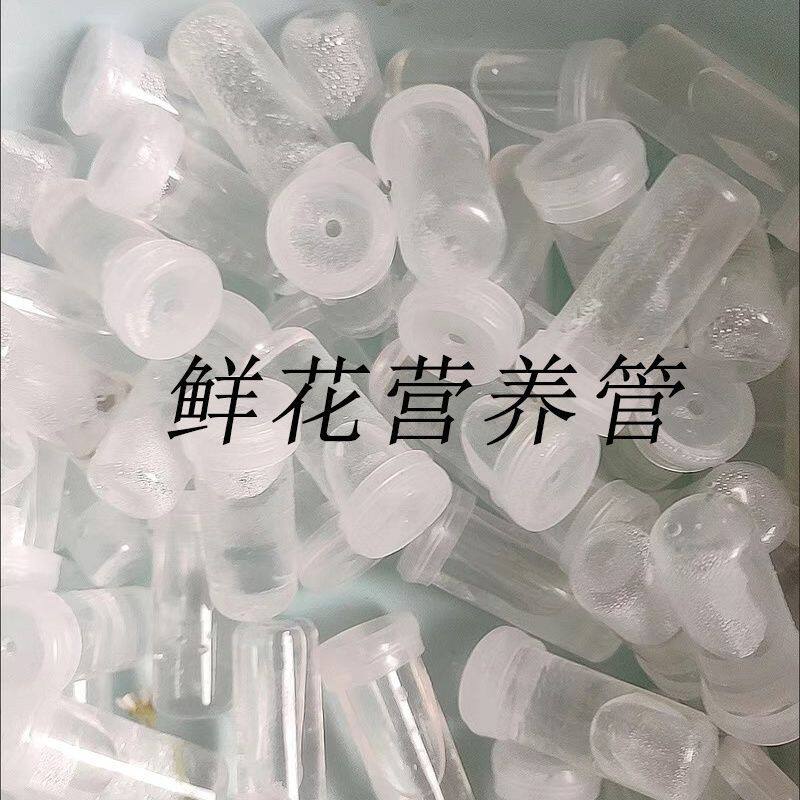 蝴蝶兰鲜花保水管营养培养管花束圆柱形透明保湿管