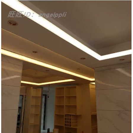 现货网红款 客厅走廊顶角线铝材 灯条铝外壳 吊顶墙角装饰灯壳线