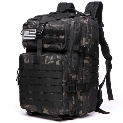 1000D Nylon Waterproof Knapsack Trendy Camo Camping