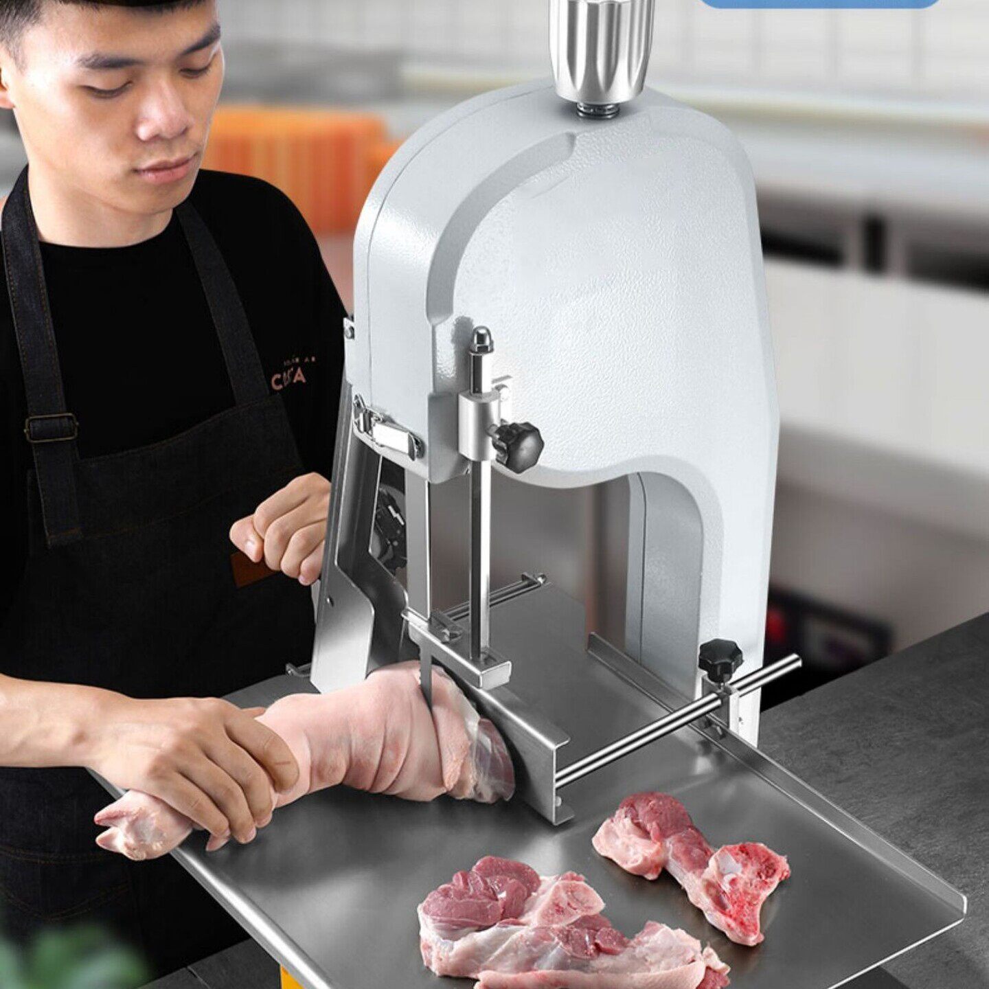 商用台式锯骨机全自动小型带锯机家用切骨机新款多功能电动剁骨机