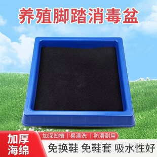 养殖场消毒脚踏盆消毒盒槽鞋底脚垫猪垫专用池猪场设备兽用猪栏