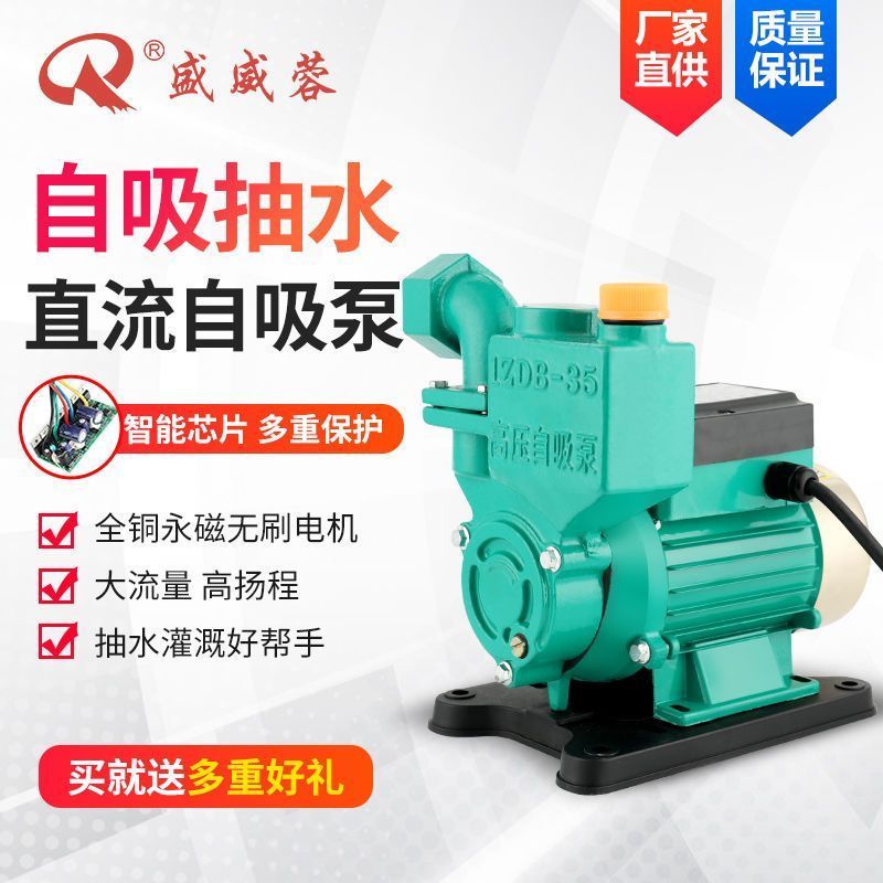 小型直流潜水泵抽水机家用12v48v60v72v电瓶电动车农用无刷自吸泵